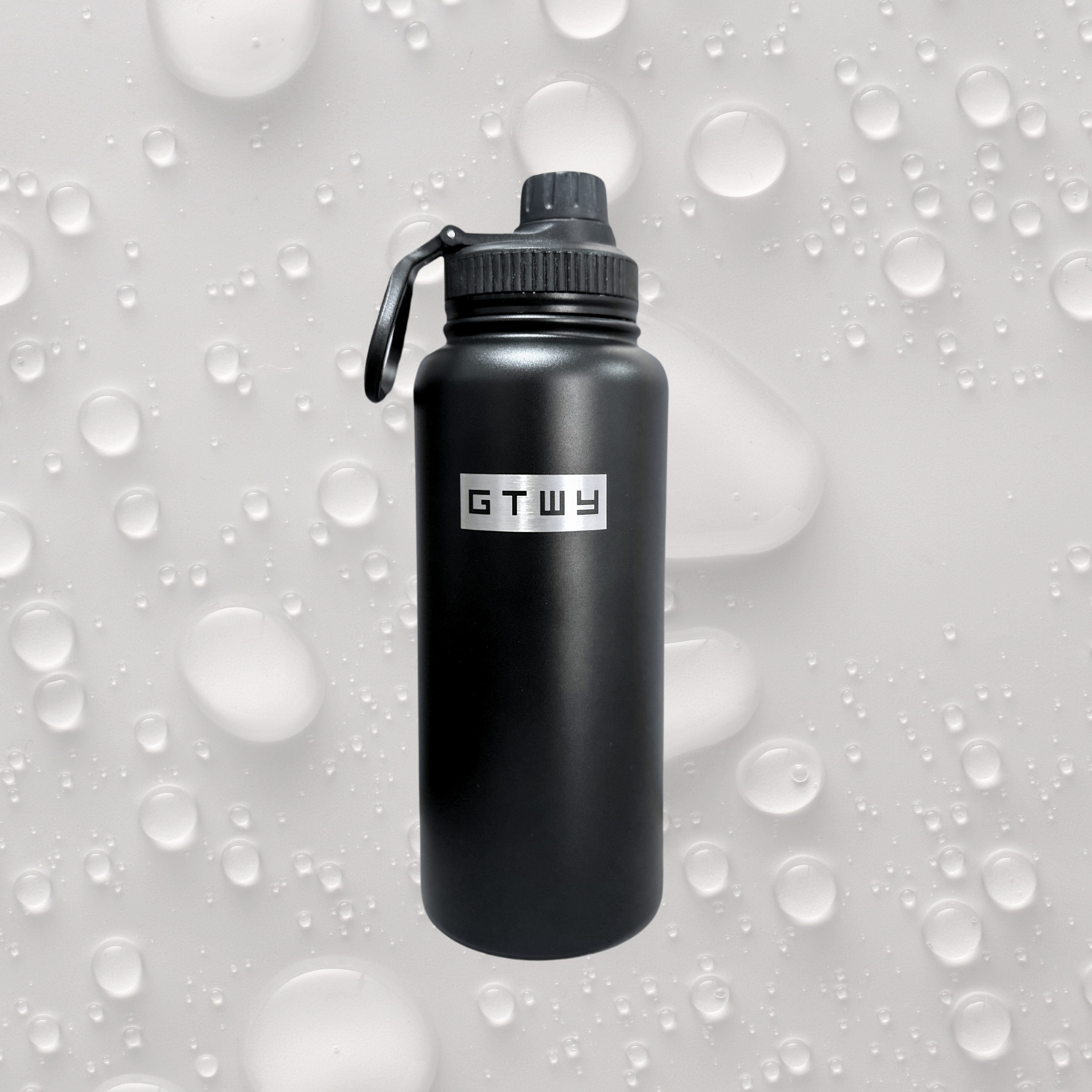 Powder Coated Water Bottle