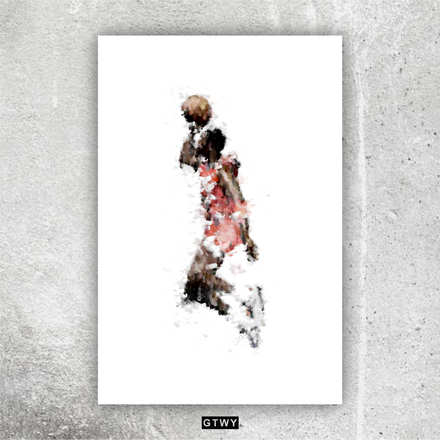 Jordan Oil Print