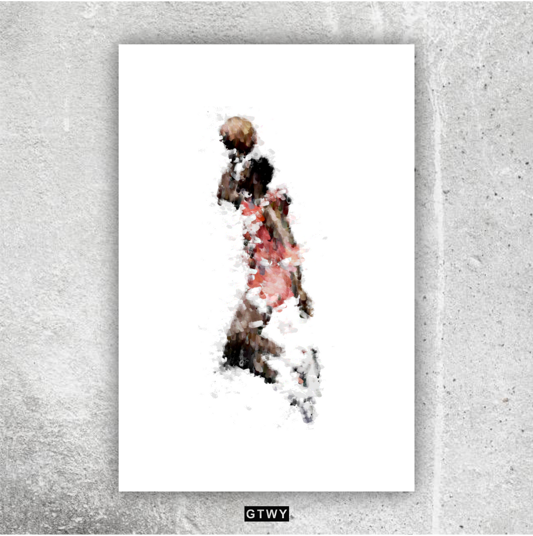 Jordan Oil Print